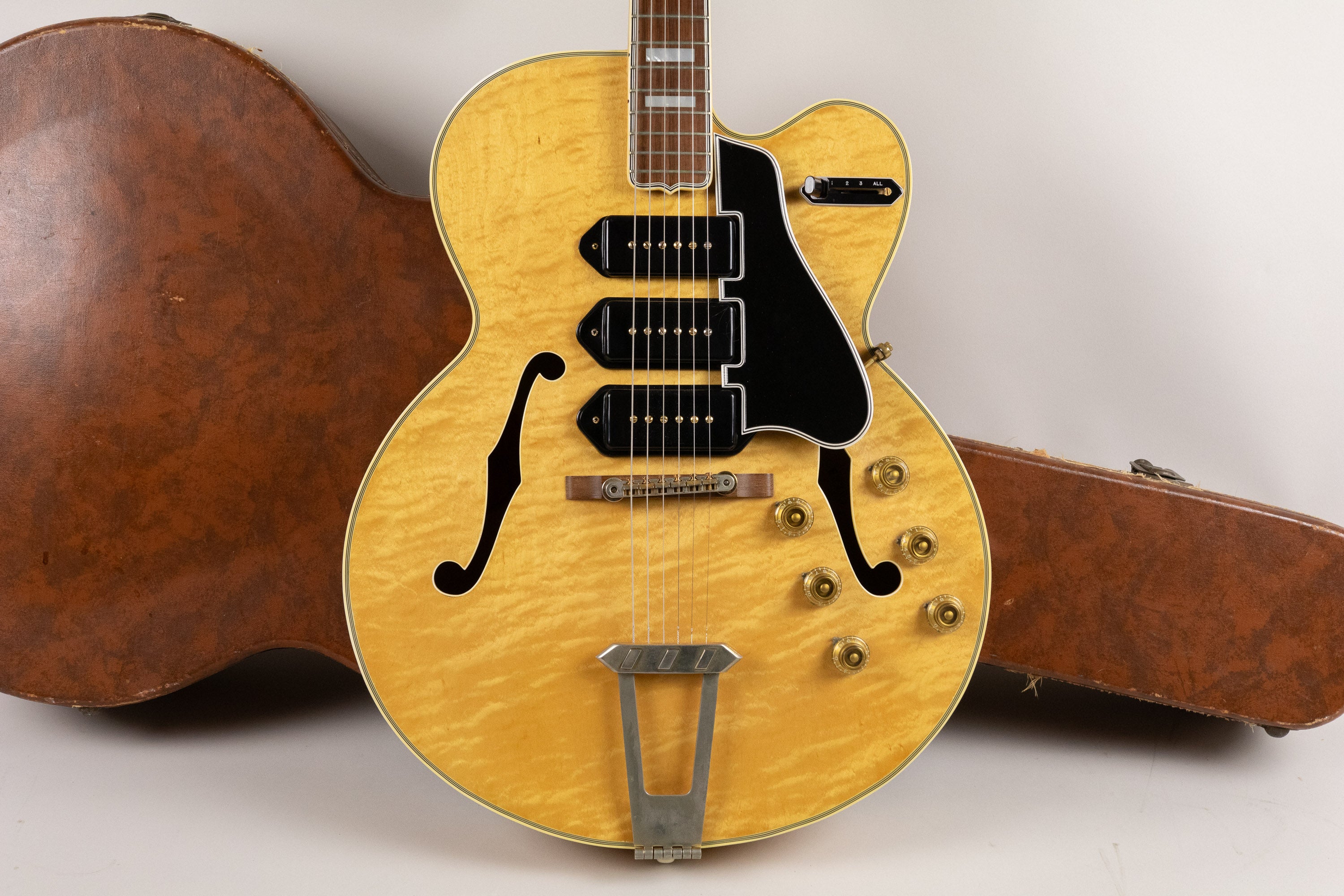 1956 Gibson ES-5N Switchmaster Blonde near MINT! + OHSC + Tags +