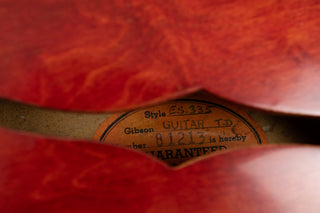 1962 Gibson ES-335TDC, Cherry Red