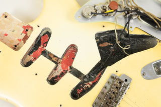 1962 Fender Stratocaster, Olympic White Refin