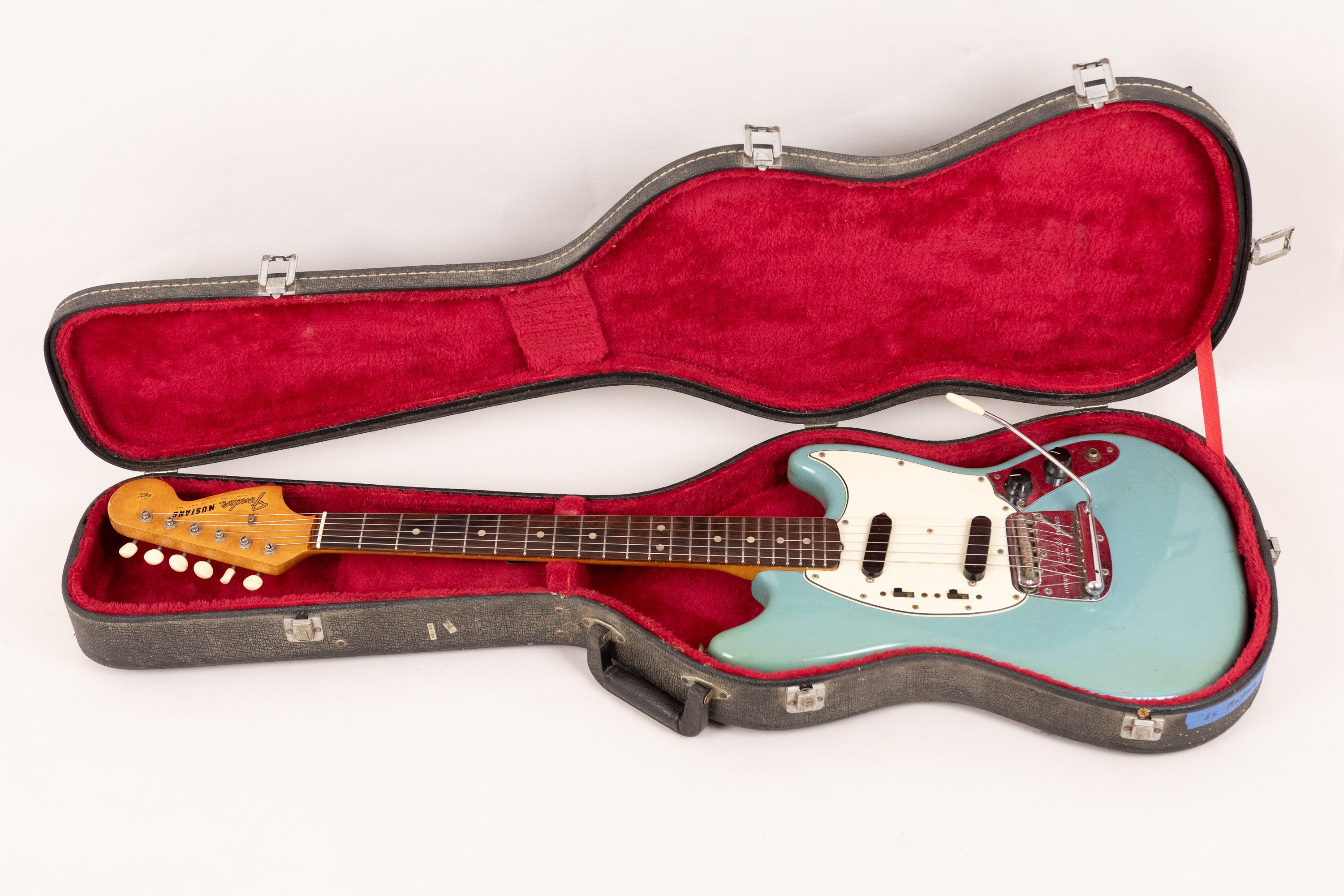 1965 Fender Mustang, Blue – ATB Guitars