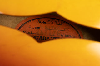 1965 Gibson ES-335TD, Sunburst ('64 spec)