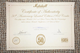 2012 Gibson 50th Anniversary of Marshall Les Paul Goldtop + Limited Edition 1962 Bluesbreaker - #22 of 50