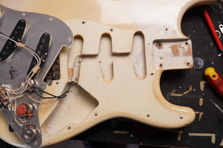 1964 Fender Stratocaster Korina Body Olympic White