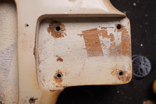 1964 Fender Stratocaster Korina Body Olympic White