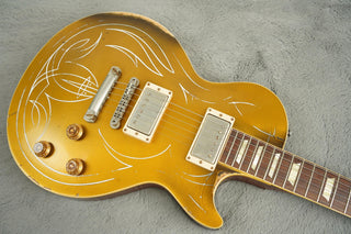 Gibson Billy Gibbons Goldtop Aged + Signed