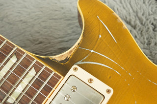 Gibson Billy Gibbons Goldtop Aged + Signed