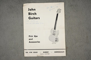 1964 Gibson SG Standard John Birch modified Cherry