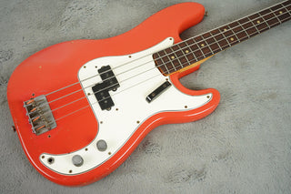 1966 Fender Precision Bass Fiesta Red