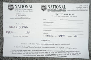 2020 National Style 0 Resonator