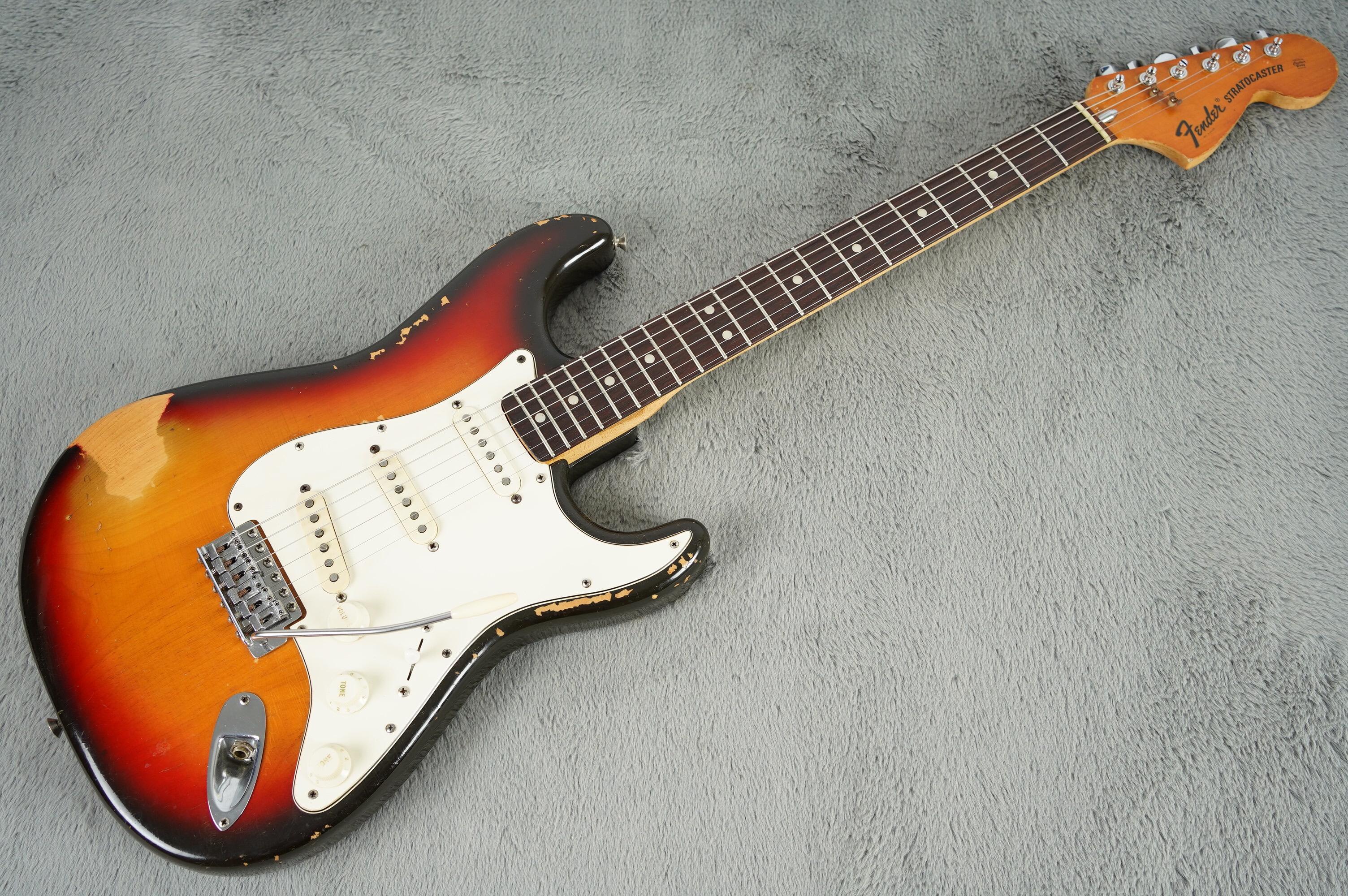 1972 Fender Stratocaster, Sunburst + OHSC + TAGS – ATB Guitars