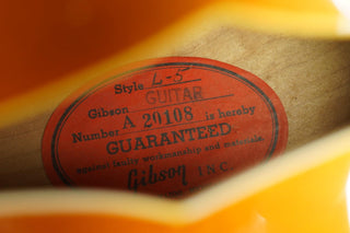 1955 Gibson L5 + OHSC Bernie Marsden Collection