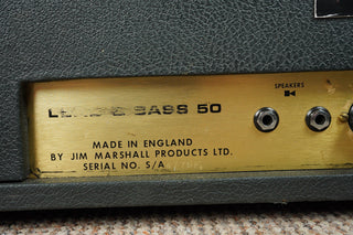 1974 Marshall Lead and Bass 50 Model 1964
