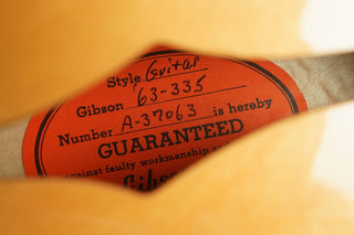 2011 Gibson ES335 ‘63 Nashville Custom Shop Reissue