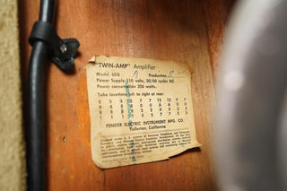 1962 Fender Twin Amp